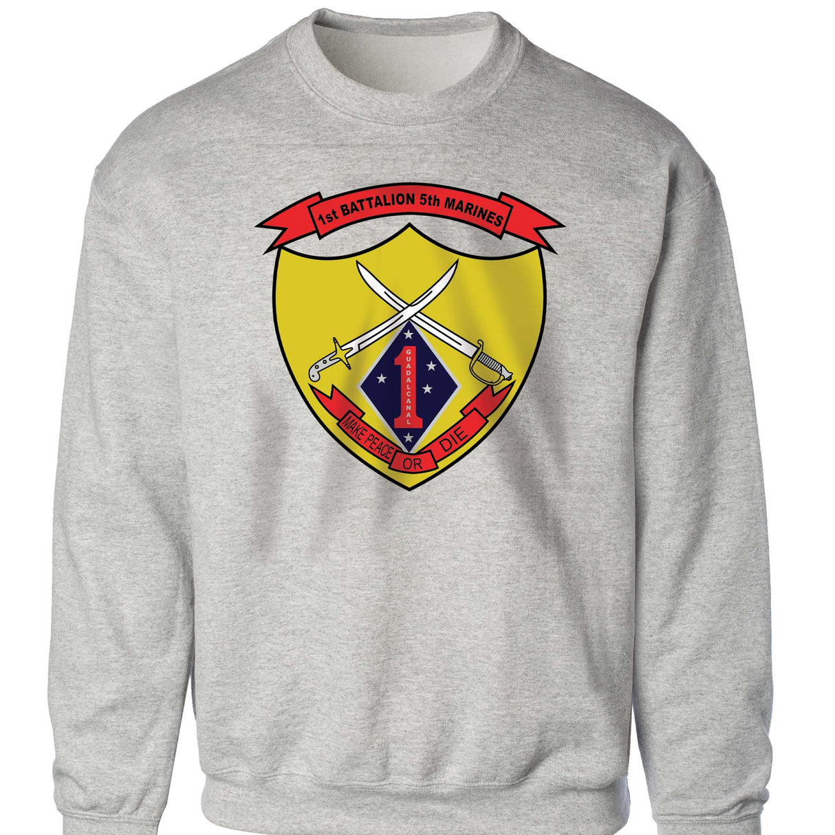 1st Battalion 5th Marines Sweatshirt - SGT GRIT