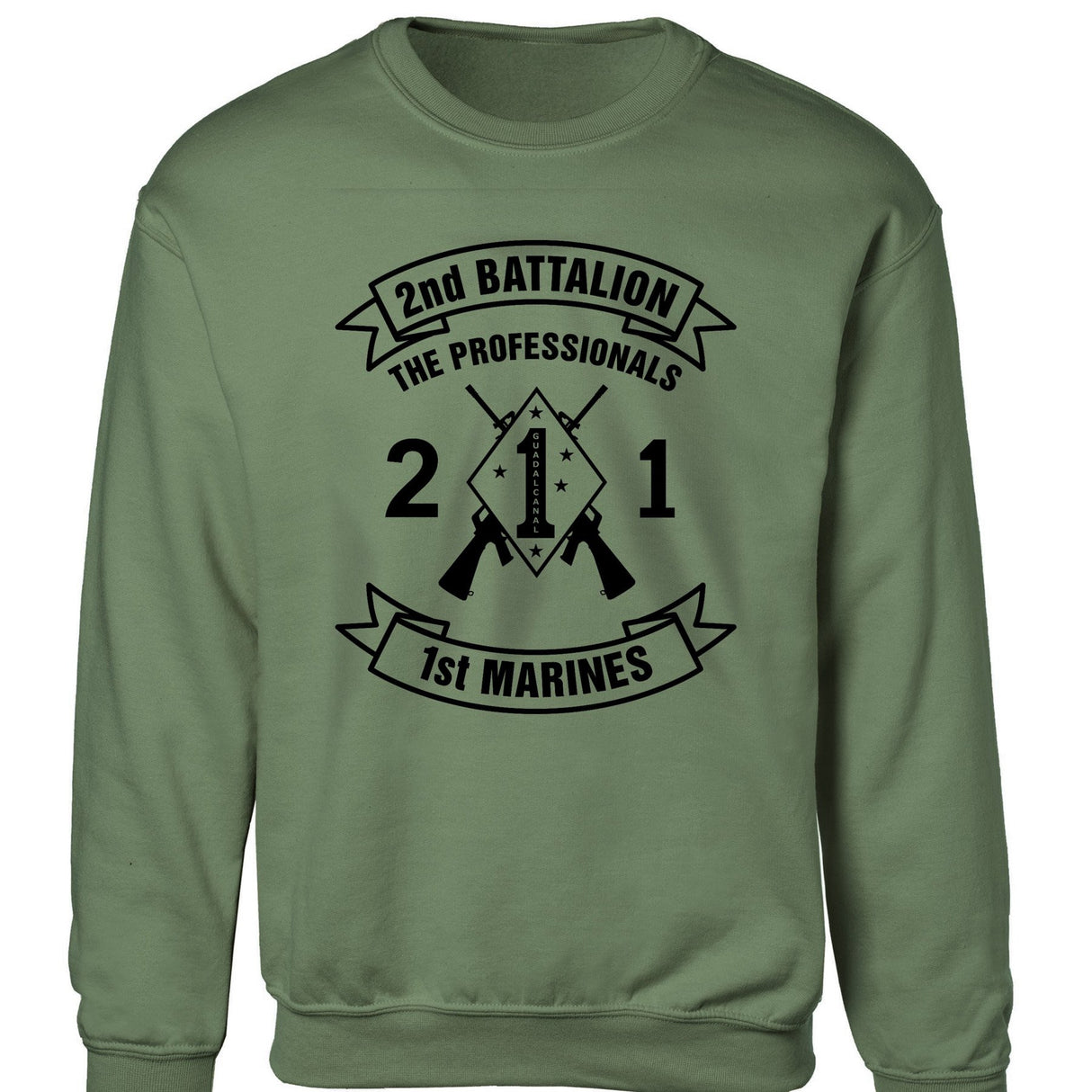 2nd Battalion 1st Marines Sweatshirt - SGT GRIT