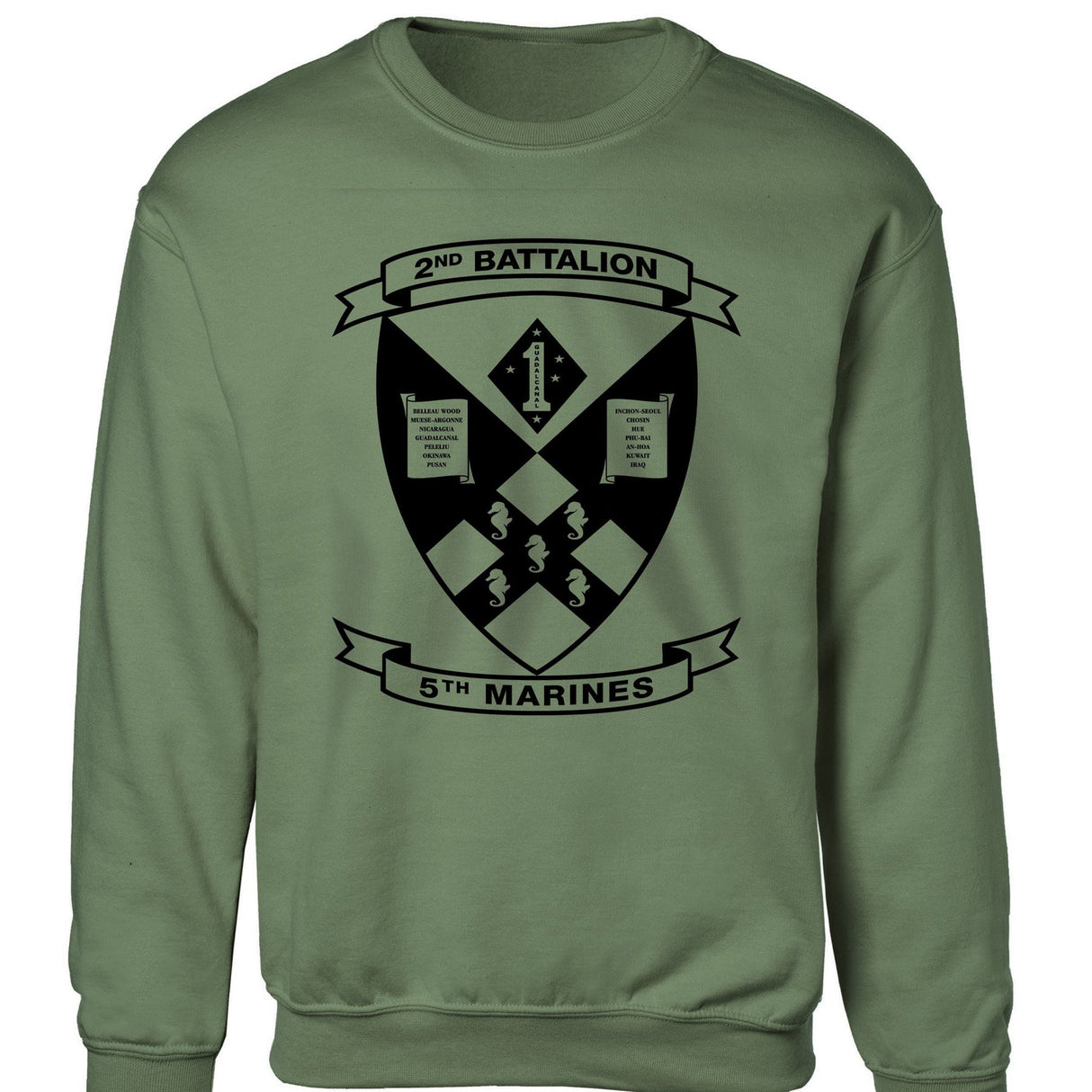 2nd Battalion 5th Marines Sweatshirt - SGT GRIT