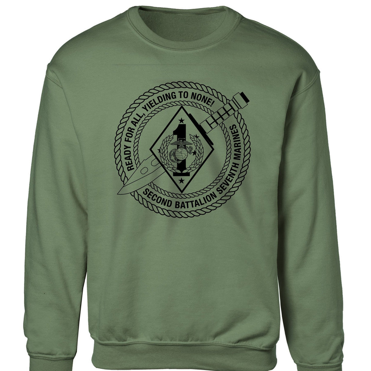 2nd Battalion 7th Marines Sweatshirt - SGT GRIT