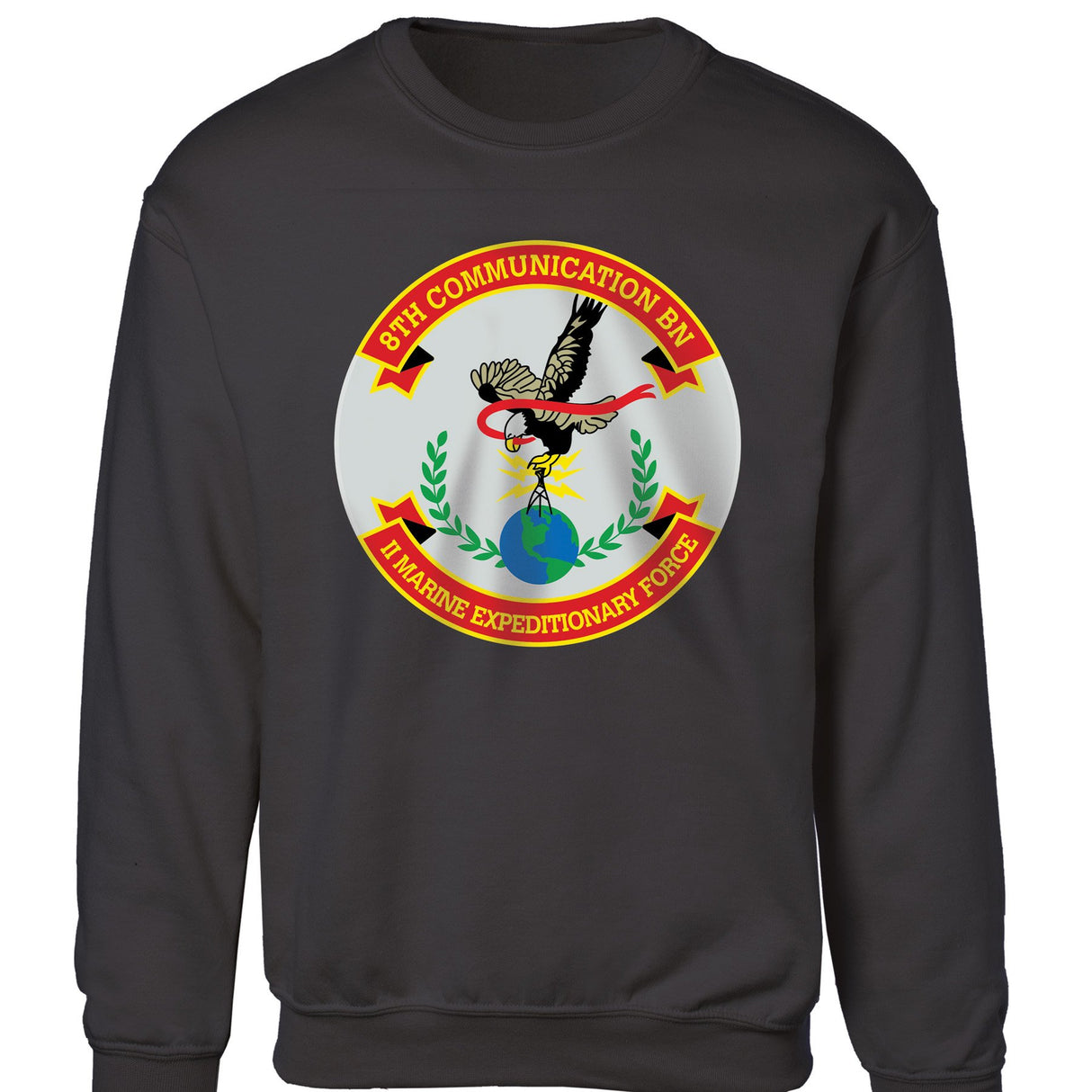 8th Communication Battalion Sweatshirt - SGT GRIT