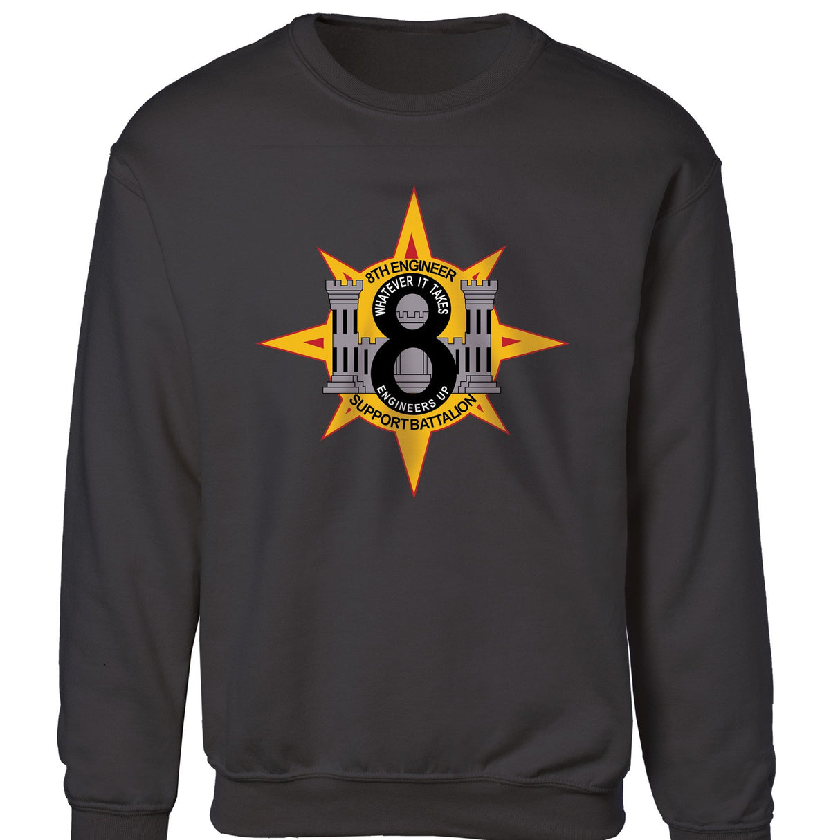 8th Engineer Battalion Sweatshirt - SGT GRIT