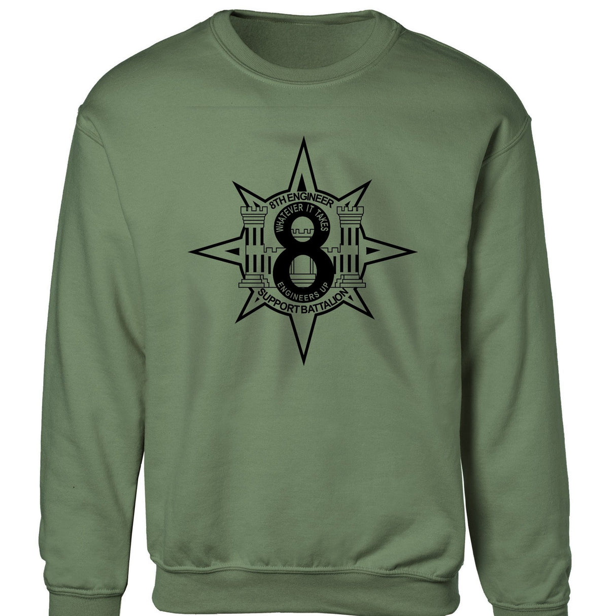 8th Engineer Battalion Sweatshirt - SGT GRIT