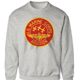 Red Marine Corps Aviation Sweatshirt - SGT GRIT