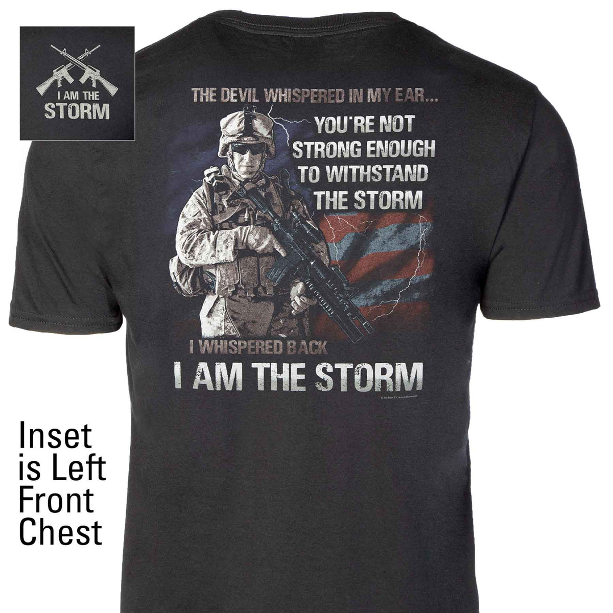 I Am The Storm Shirt Sugar Skull Quote T Shirt Unisex - Limotees