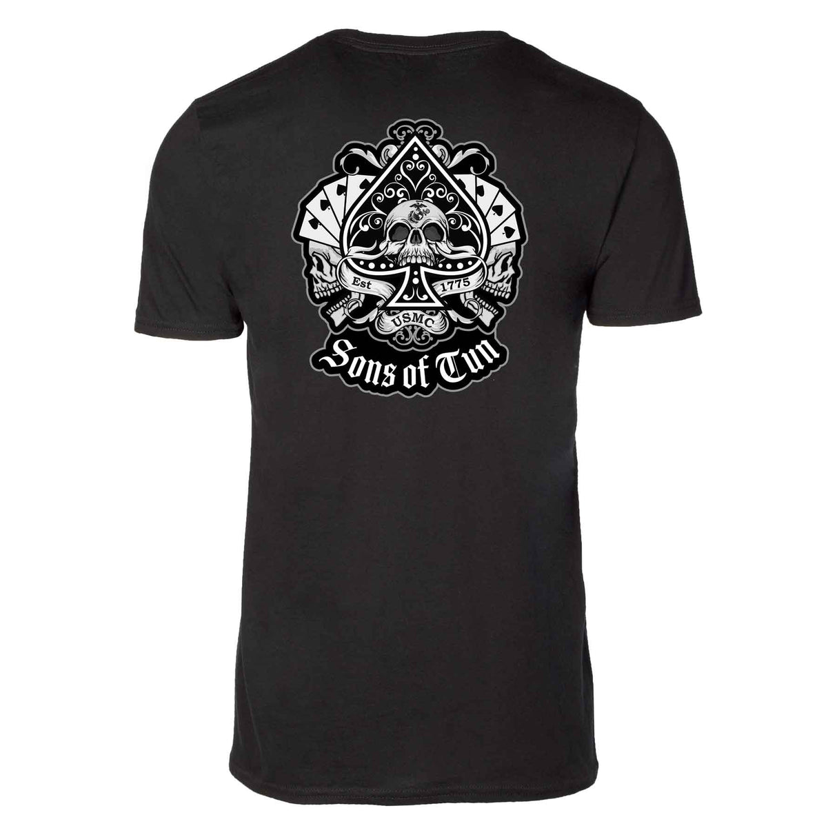 Sons of Tun Spade Back With Left Chest T-shirt - SGT GRIT