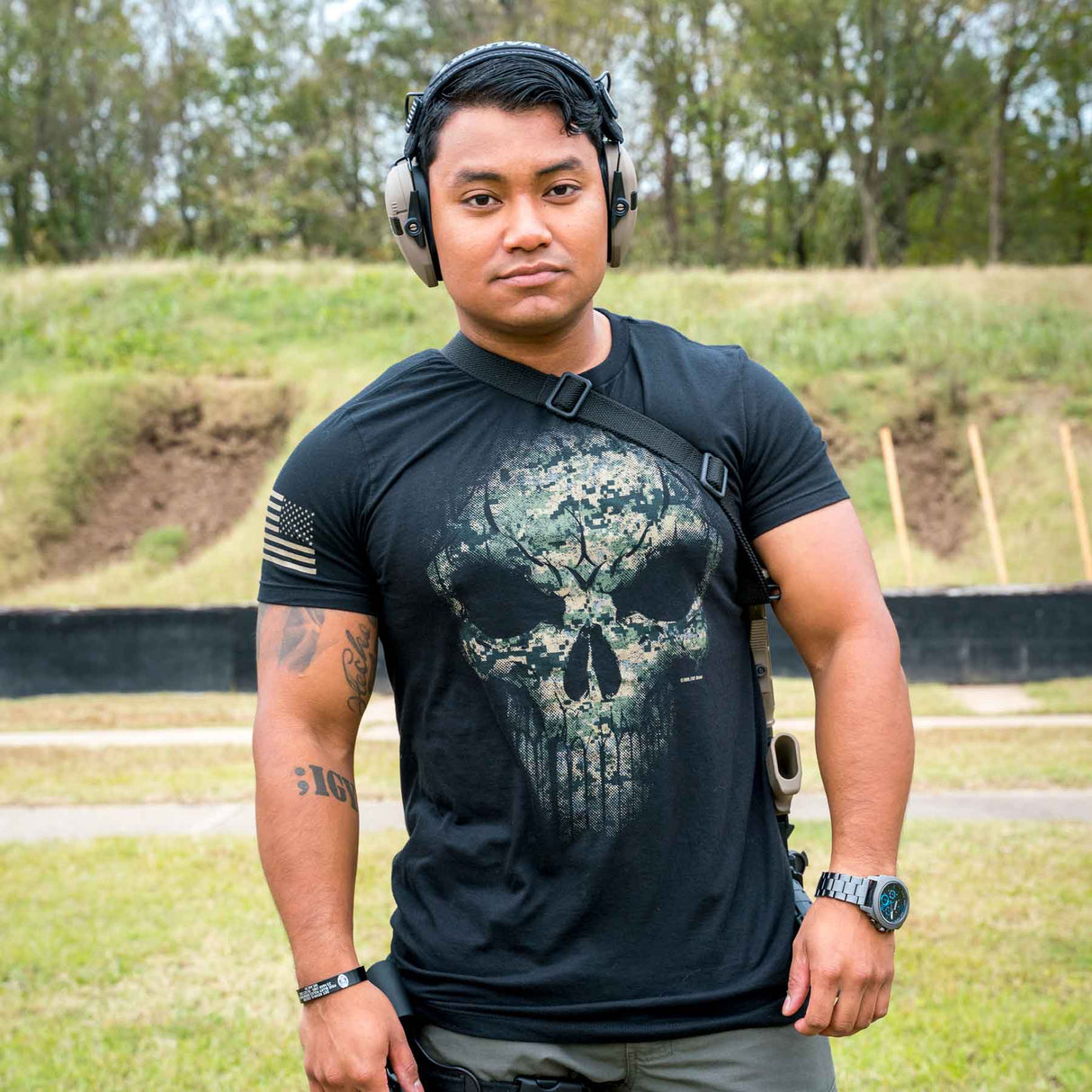 Marpat Skull T-shirt - SGT GRIT