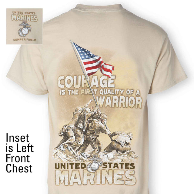 Marine Corps Warrior Graphic T-Shirt 100% Cotton - SGT GRIT