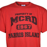 Personalized USMC Property of MCRD 1968 T-Shirt - SGT GRIT