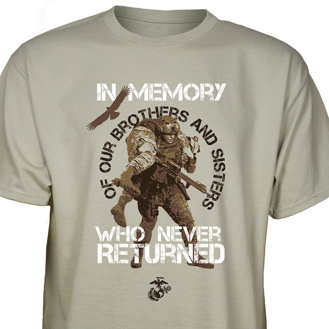 In Memory of Who Never Returned T-shirt - SGT GRIT