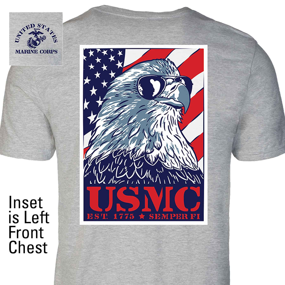 Eagle With Shades T-shirt - SGT GRIT