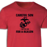 Marine Graphic 'Careful Son' Short-Sleeve T-shirt - SGT GRIT