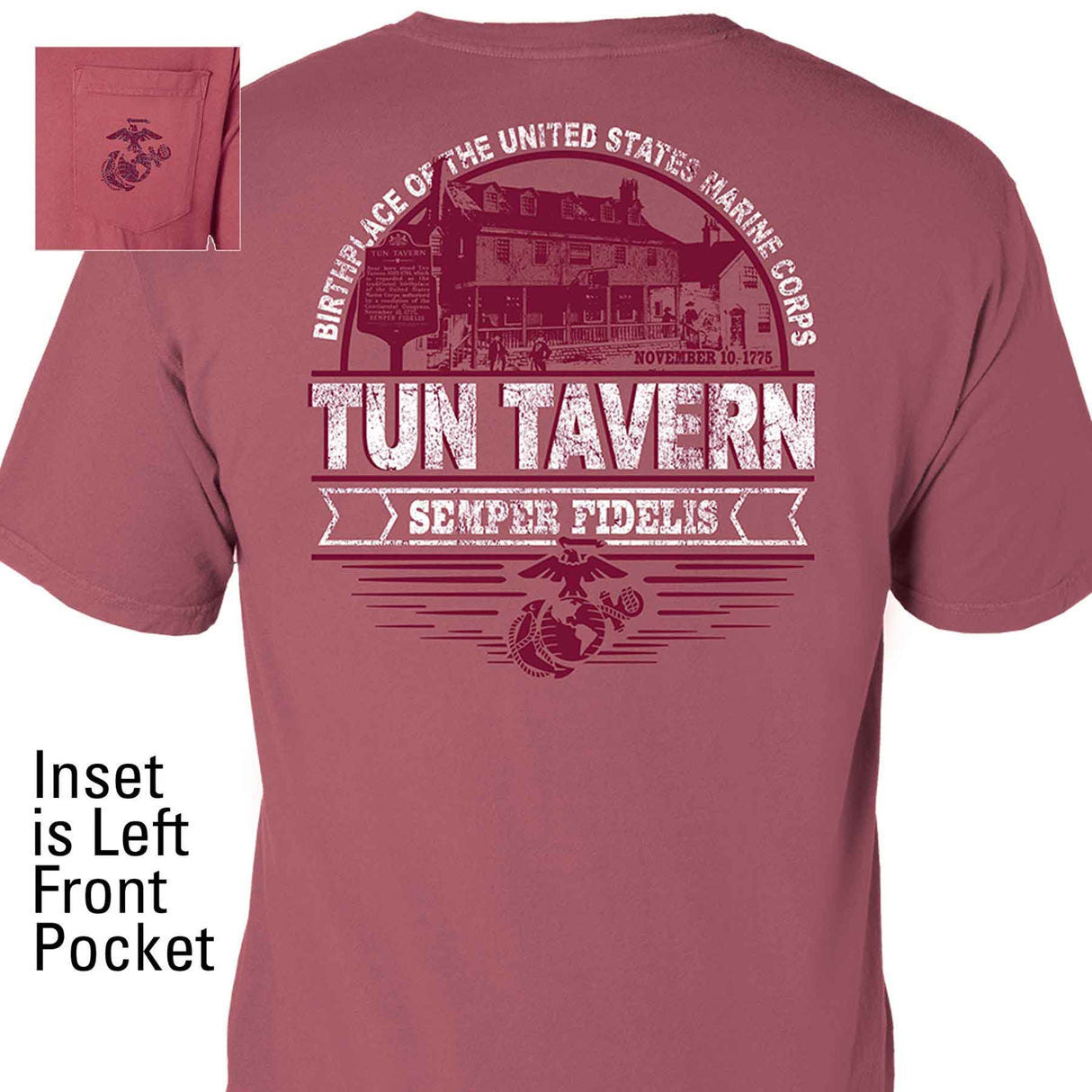 Comfort Wash Tun Tavern Pocket T-shirt - SGT GRIT