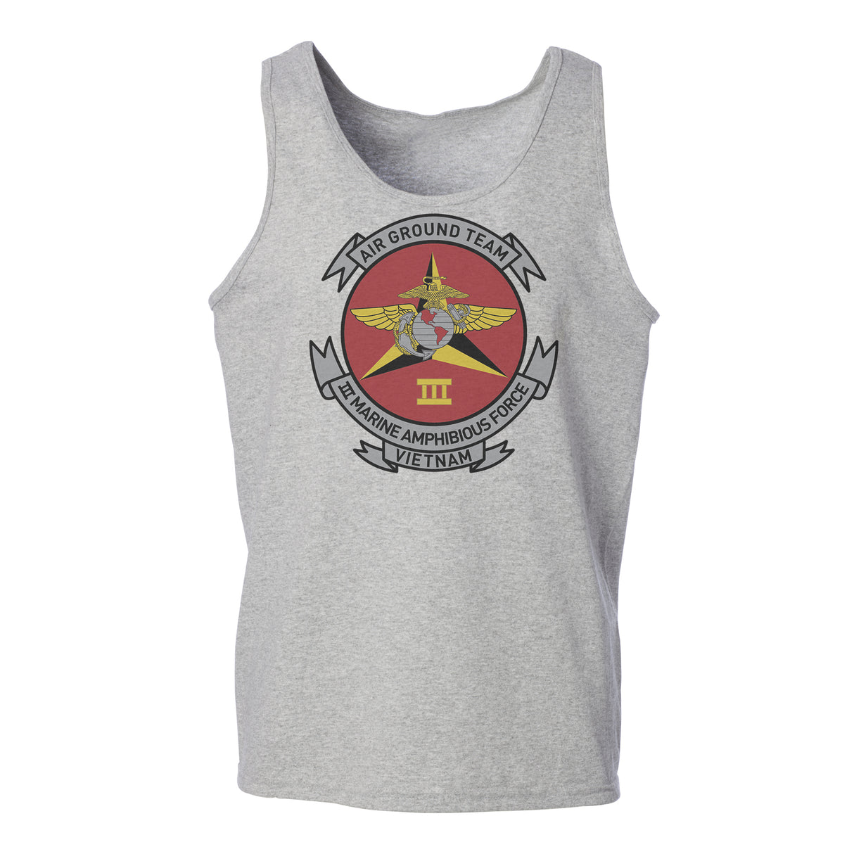 III MAF Air Ground Team Vietnam Tank Top - SGT GRIT