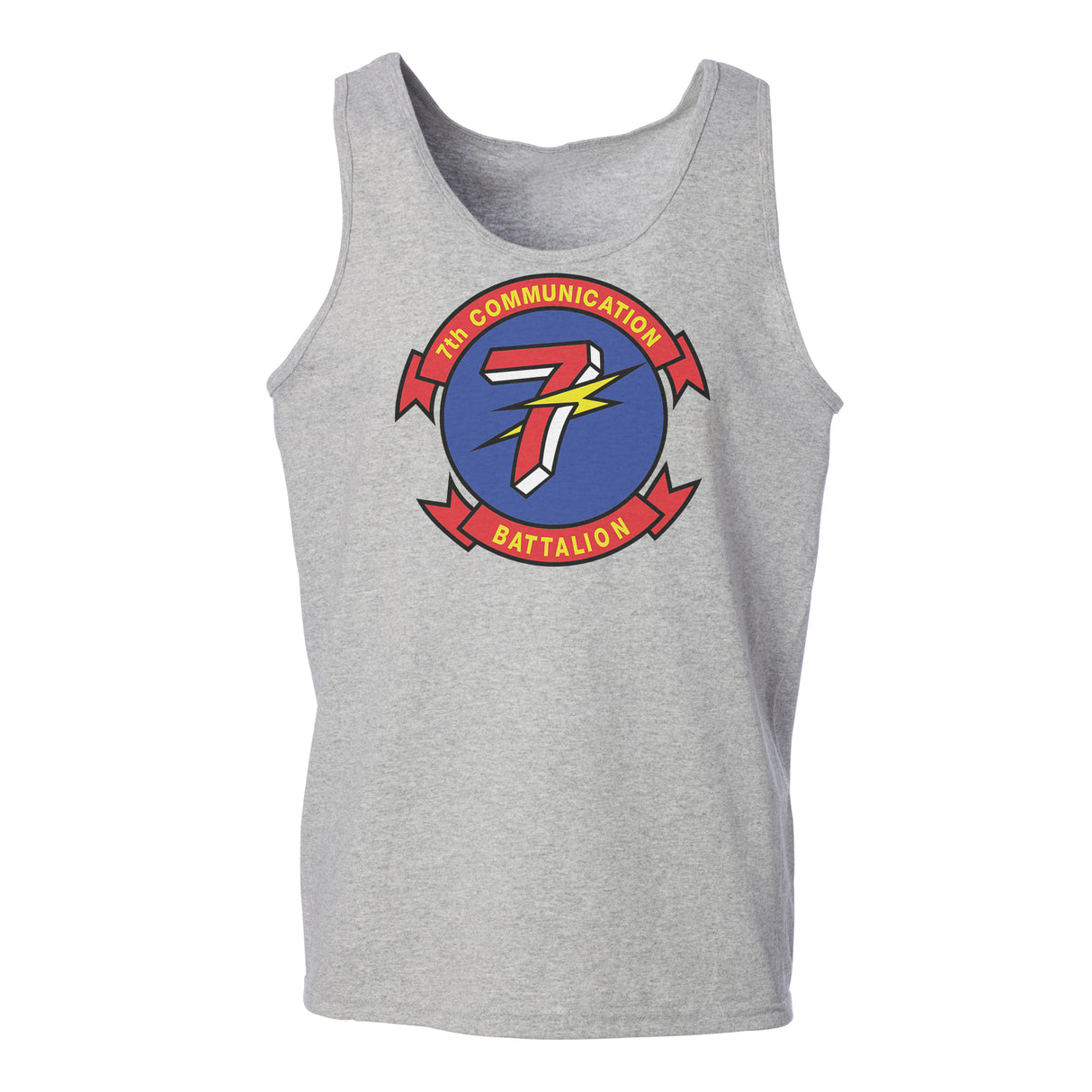 7th Communication Battalion Patch Tank Top - SGT GRIT