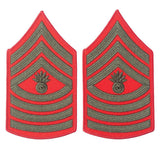 Green on Red Chevrons - SGT GRIT