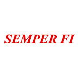 Semper Fi Vinyl Auto Decal - A - SGT GRIT