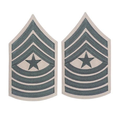 Green on Khaki Female Chevrons - SGT GRIT