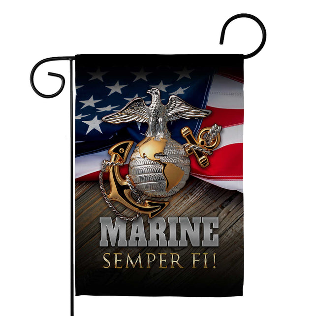 Semper Fi Garden Flag – SGT GRIT