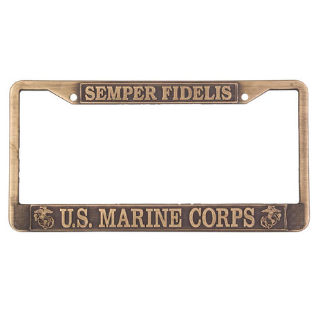 Semper Fi License Plate Frame - SGT GRIT