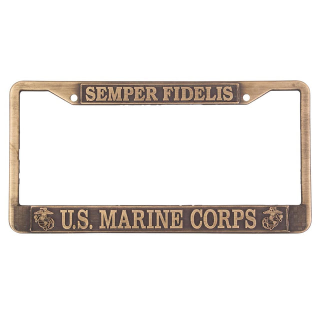 Semper Fi License Plate Frame - SGT GRIT