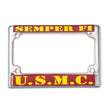 Semper Fi USMC Motorcycle License Plate - SGT GRIT