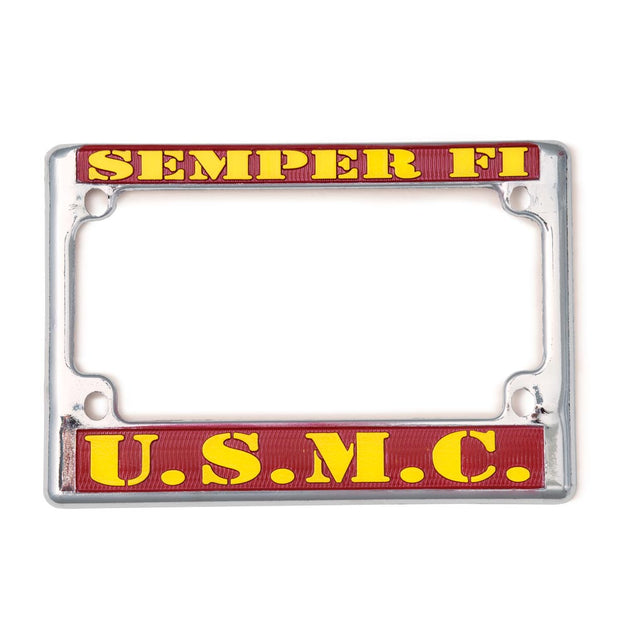 Semper Fi USMC Motorcycle License Plate - SGT GRIT