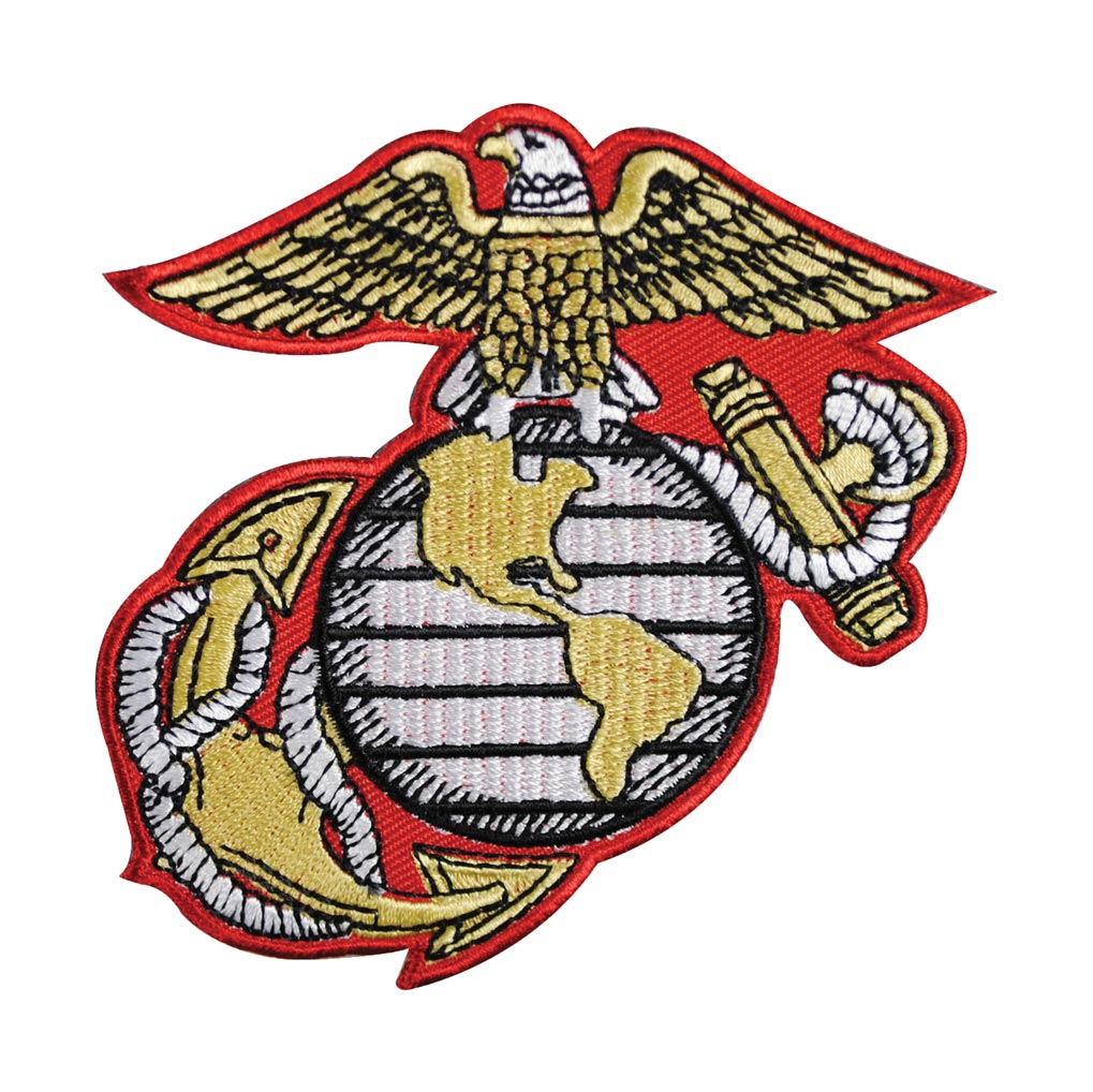 USMC 2 x 3 inch OD Green Hook and Loop Patch - Eaglecrest