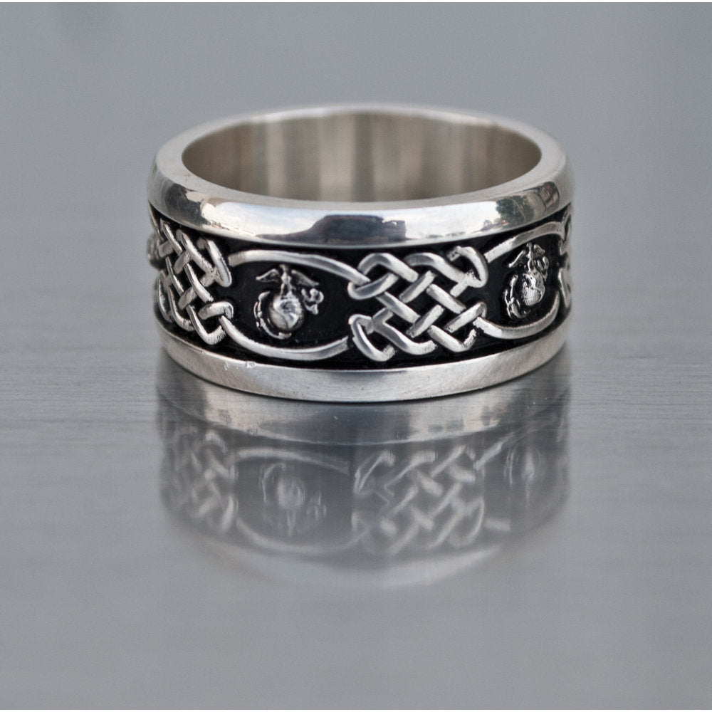 Marine corps wedding ring sets clearance