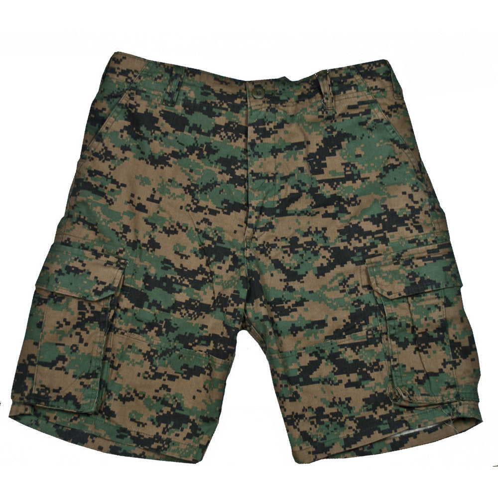 WOODLAND DIGITAL CAMO CARGO SHORTS - SGT GRIT