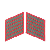 Green on Red Service Stripes - SGT GRIT