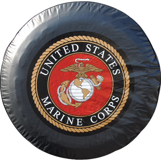 Marine Corps Black Tire Cover - SGT GRIT