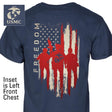 USMC Freedom Warriors Back With Left Chest T-shirt - SGT GRIT