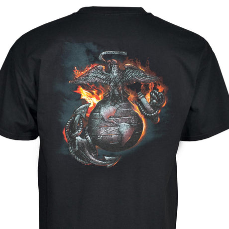 Marines Emblem in Flames Shirt - SGT GRIT