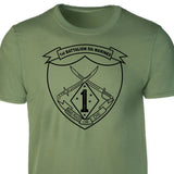 1st Battalion 5th Marines T-shirt - SGT GRIT