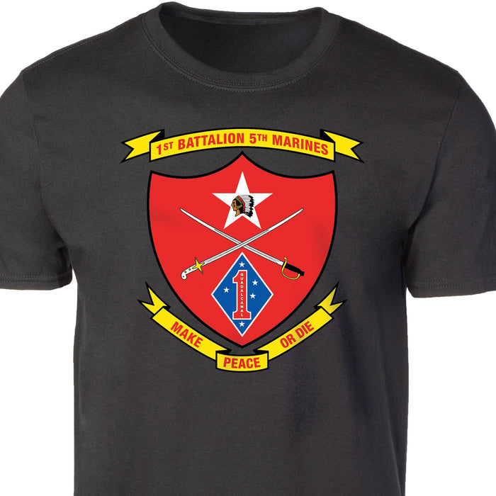 1st Battalion 5th Marines T-shirt — SGT GRIT