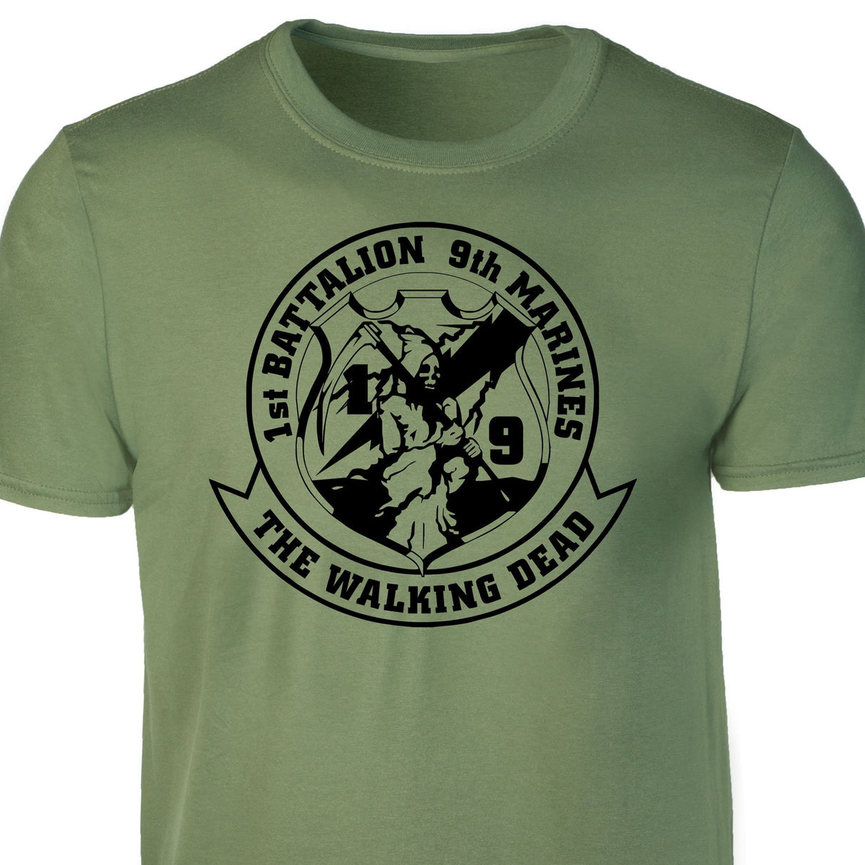 1st Battalion 9th Marines T-shirt - SGT GRIT