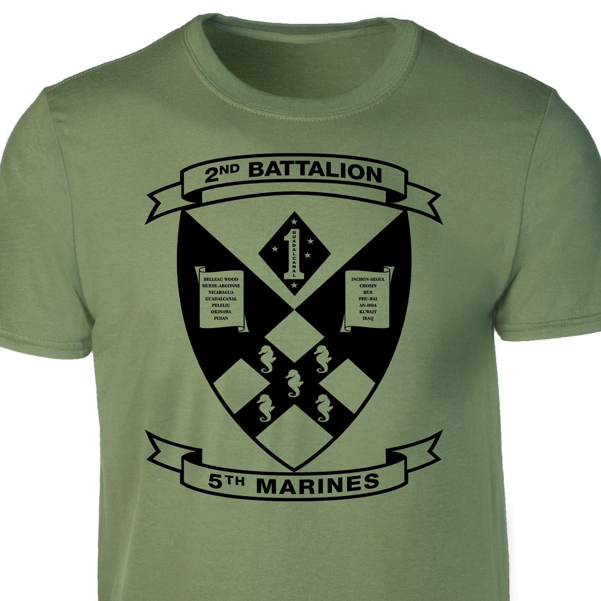 2nd Battalion 5th Marines T-shirt - SGT GRIT