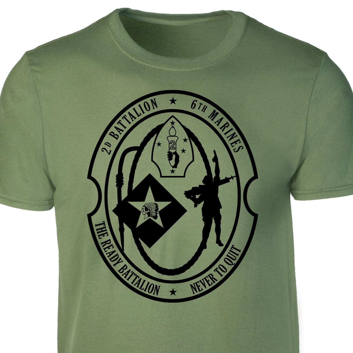 2nd Battalion 6th Marines T-shirt - SGT GRIT