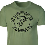 7th Communication Battalion Patch T-shirt - SGT GRIT