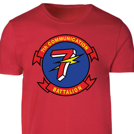 7th Communication Battalion Patch T-shirt - SGT GRIT