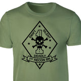 1st Recon Battalion T-shirt - SGT GRIT