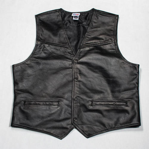 Black learher outlet vest