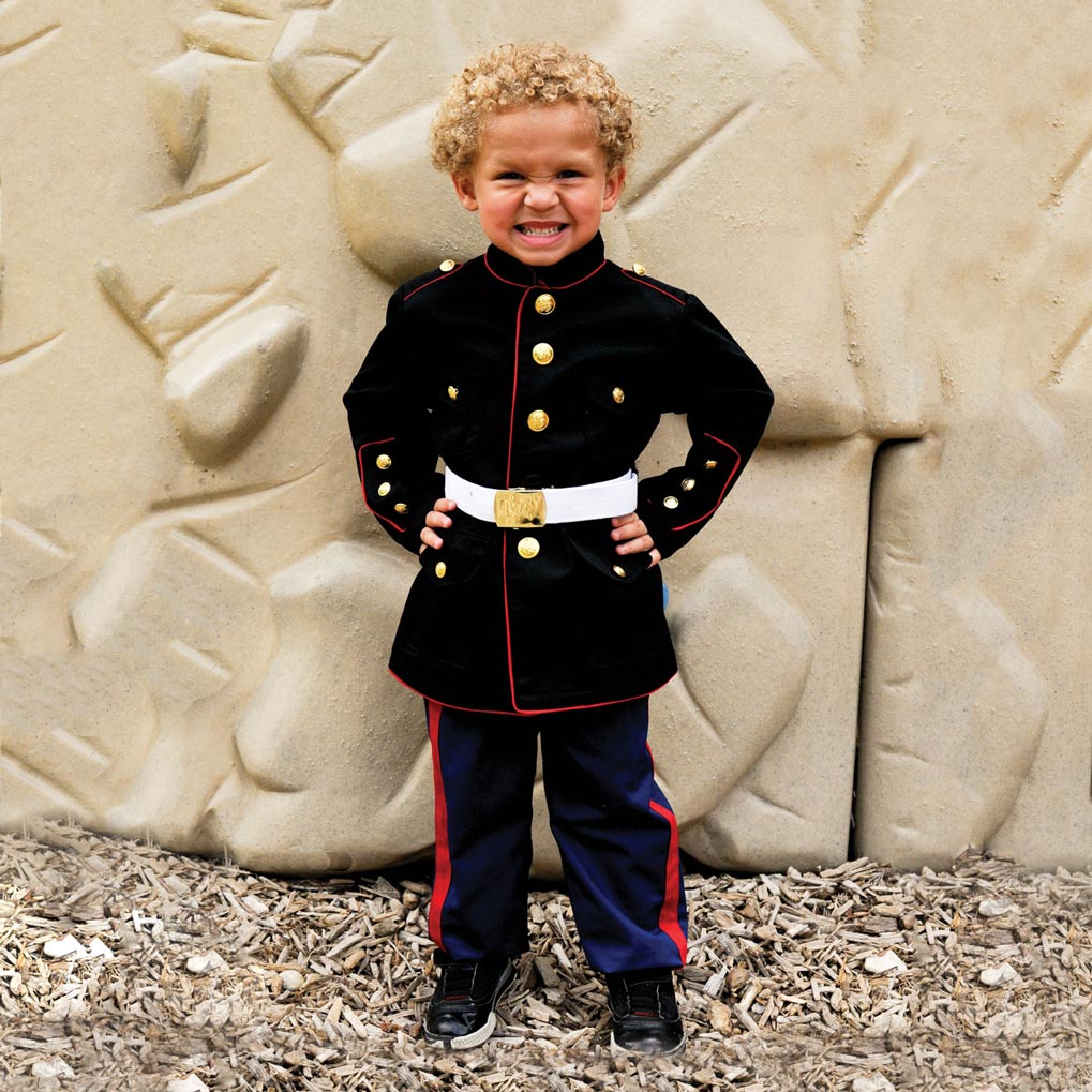 Youth Marine Dress Blues shop Uniform Costume