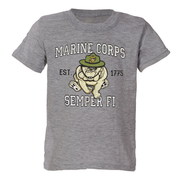 Marines Youth Retro Mascot Tee - SGT GRIT